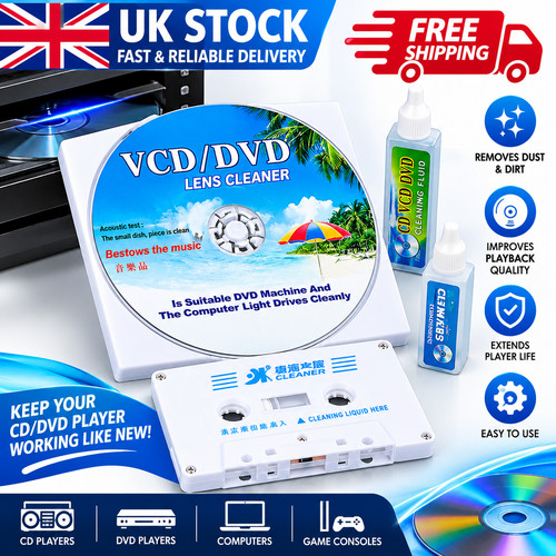 Dvd laser lens cleaner disc - laser,