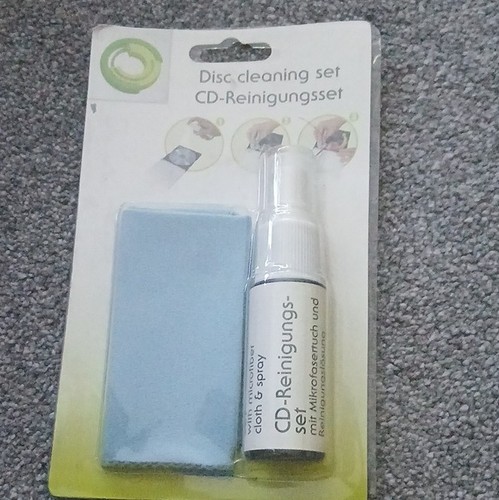 Disc cleaning kit - cd,