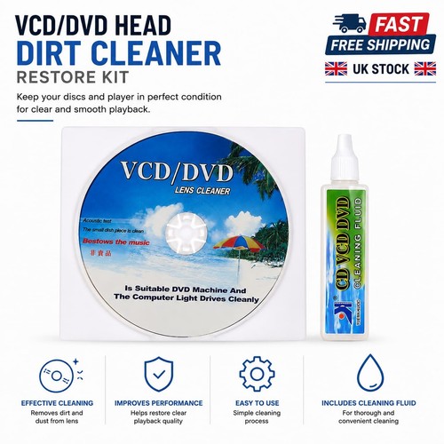Dvd vcd head dirt - dirt, cleaner